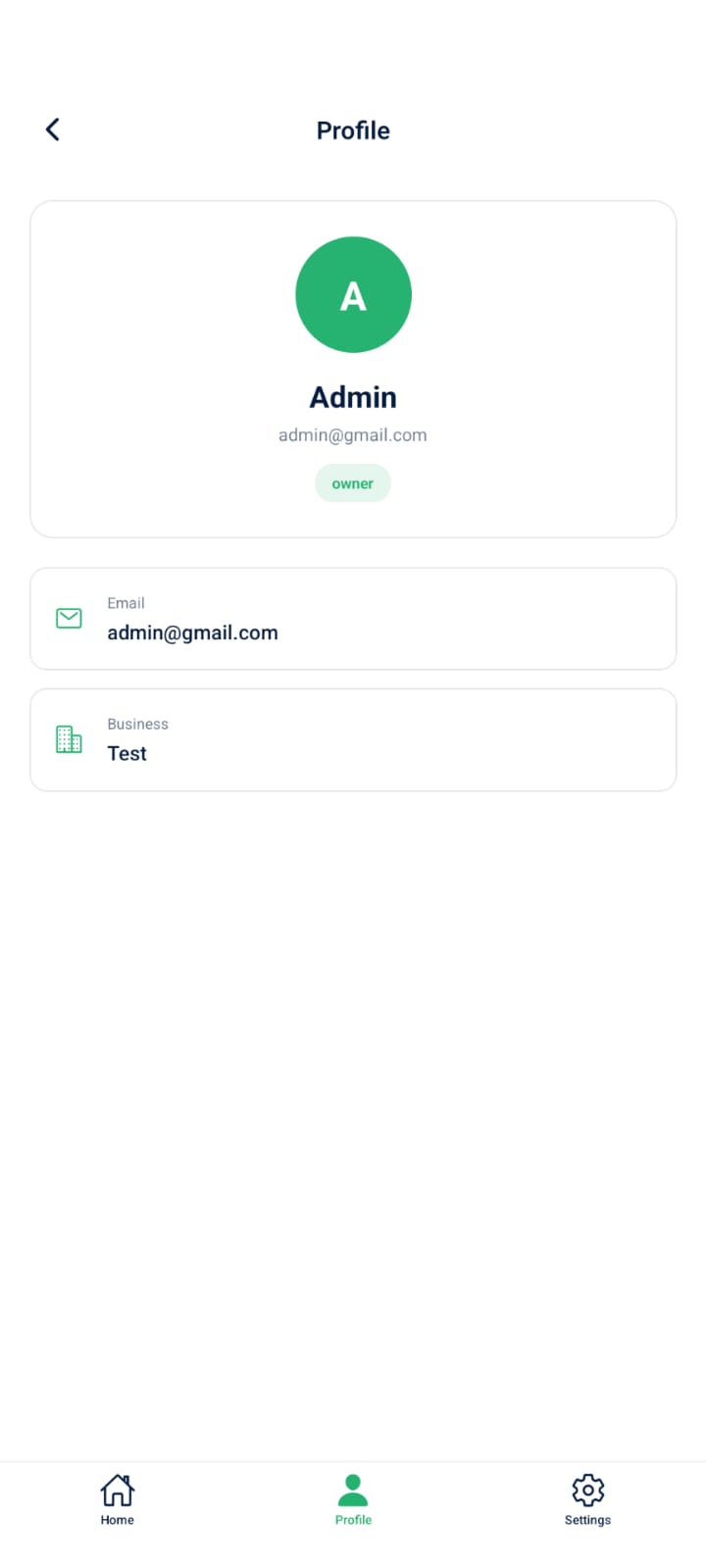 Invoice App mobile